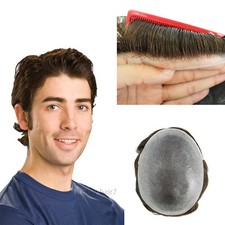 Toupee Uomo Capelli Umani