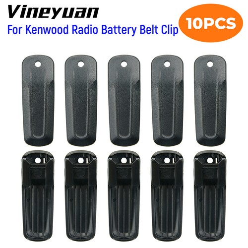 10x clip cinghia - da, radio