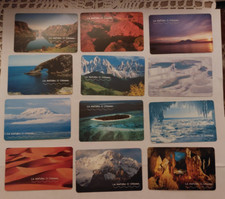 Schede telefoniche spezzone serie "La natura ci chiama"  12 pezzi NUOVE PERFETTE