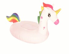 UNICORNO GONFIABILE GIOCO BAMBINI BIMBI PISCINA MARE SALVAGENTE 165x90 cm 129