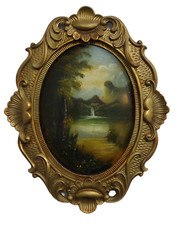 Quadro olio su tavola 59x48