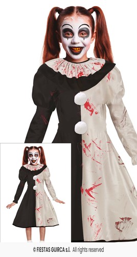 Costume pagliaccio horror - pagliaccio,