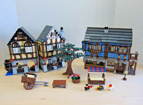 Lego castle medieval market - lego,