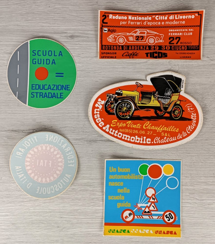 Lotto adesivi automobili - lotto, /