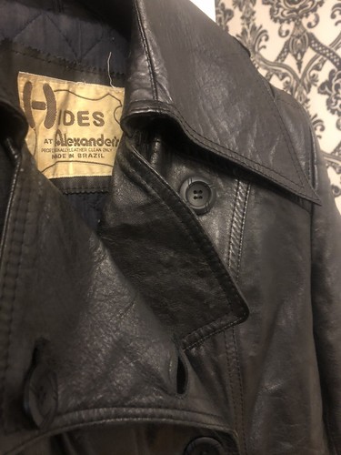 Cappotto pelle vintage stile - cappotto,
