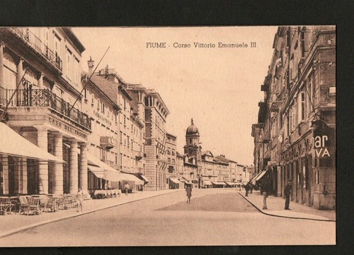 Cartolina fiume corso - fiume,
