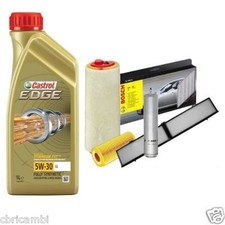 KIT TAGLIANDO 6 LT OLIO CASTROL 5W30 +4 FILTRI BMW 316d  E90 E91  Dal '2010