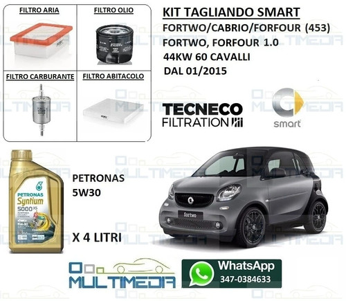 Kit tagliando olio - kit, petronas