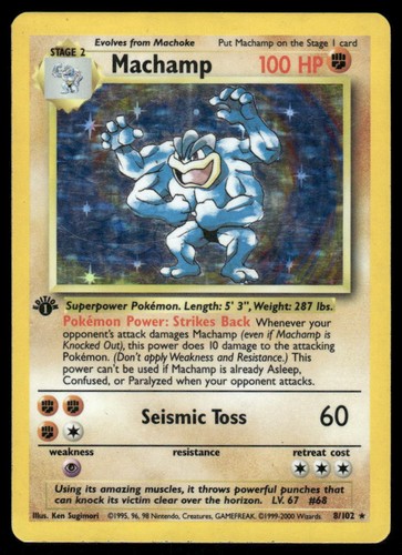 Pokemon cards machamp 102 - pokemon,