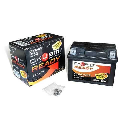 Batteria okyami ytx4l pronta - batteria,
