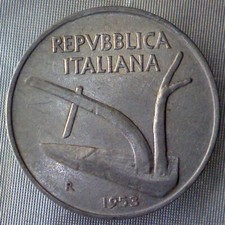 REPUBBLICA ITALIANA 10 lire