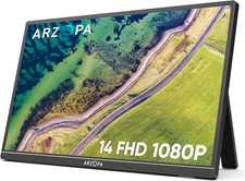 ARZOPA A15 Monitor Portatile, 14,0 Pollici Portable Monitor, 1920x1080 FHD