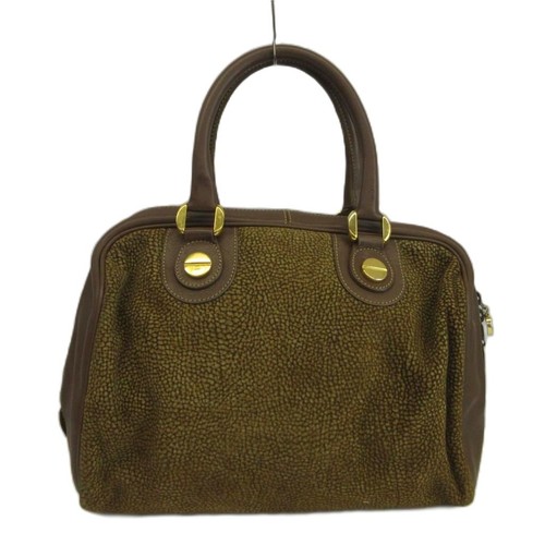 Borbonese handbag suede - handbag,