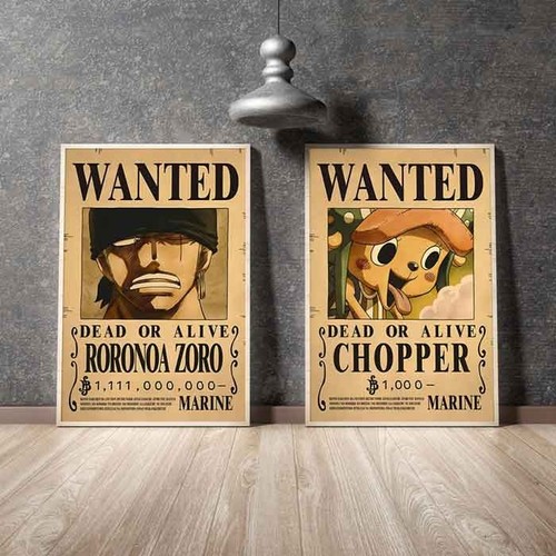 One piece coppia poster taglie - poster,