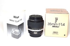 Obiettivo manuale Nikkor AIS 35mm F1.4 Bellissimo