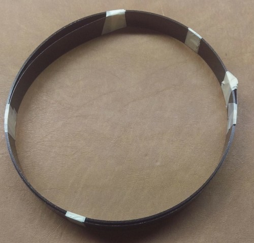 Fascia bauletto nera - -, 1-1/4"