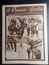 rivista sportiva - LA DOMENICA SPORTIVA Anno 1931 N. 5 SCI VALLE FOLGARIA