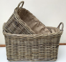Rattan Log / Storage Baskets