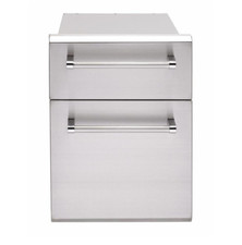 PGS Griglie Cassetto Utilità Acciaio Inox per Muratura BBQ Cucina Isola