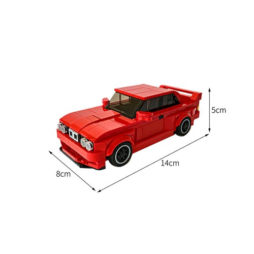 Moc red racing car - m3,