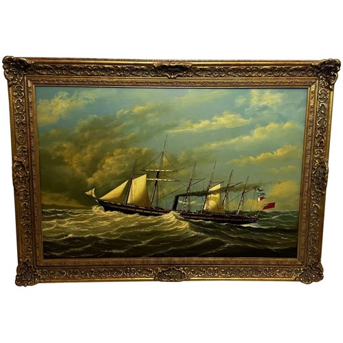 Grande storico pittura olio - storico,