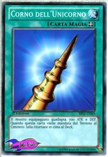 CORNO DELL' UNICORNO Horn of the Unicorn BP01-IT069 Comune in Italiano YUGIOH