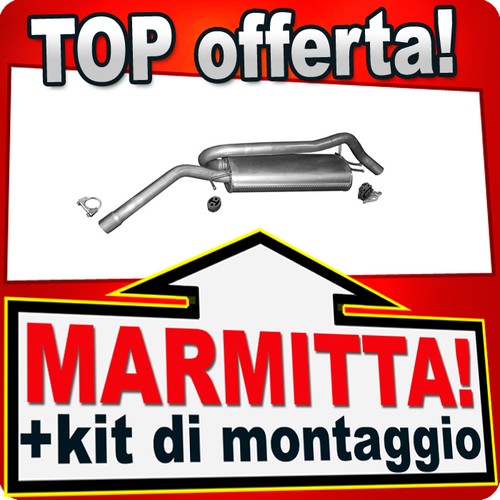 Silenziatore posteriore fiat - posteriore,