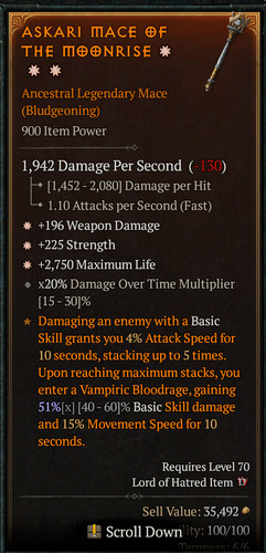 Diablo 3ga legendary 1h - 4, 🔥