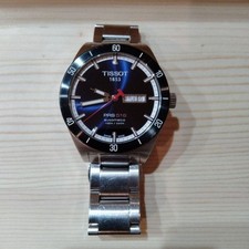 Orologio Automatico TISSOT PRS 516 Quadrante Blu/Nero Acciaio Inox 100m Usato Giappone