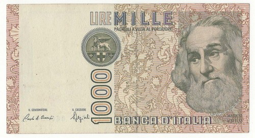 1000 lire marco - 1000,