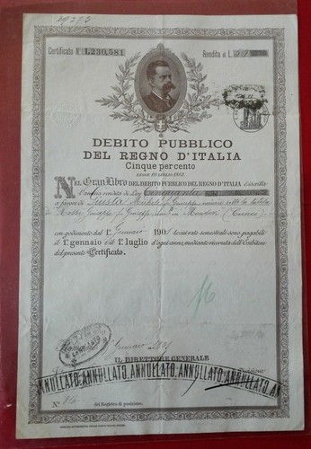 Debito pubblico del regno