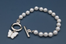 Bracciale farfalla perle