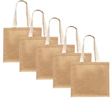 Borsa shopper in juta tinta