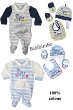 4 pezzi cotone 100% Tutina