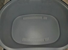 cuccia per gatto taglia media piccola in plastica grigio antiscivolo stefanplast