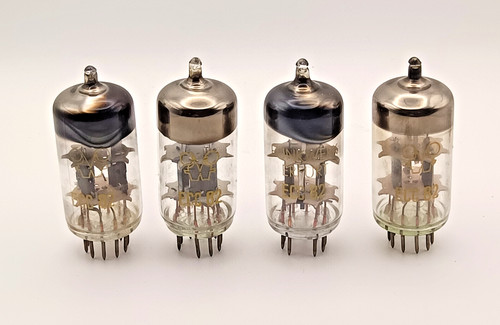 Quartetto valvole ecc82 rft - -,