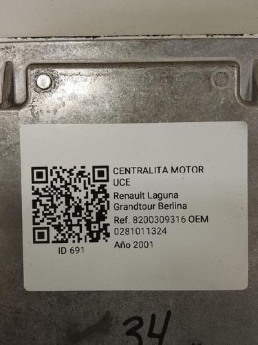 0281011324 centralina motore