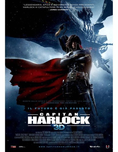Locandina capitan harlock - capitan, il