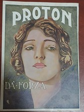 Pubblicità 1924 - Proton - Carlo D'Aloisio Da Vasto - 24x17 cm