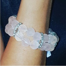 *Bracciale elastico in Quarzo