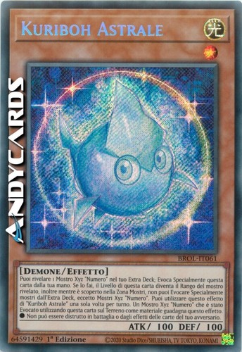 Kuriboh astrale astral - kuriboh, (astral