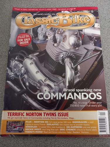 Classic bike magazine - classic, april