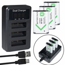 3X Batteria + Caricatore 3