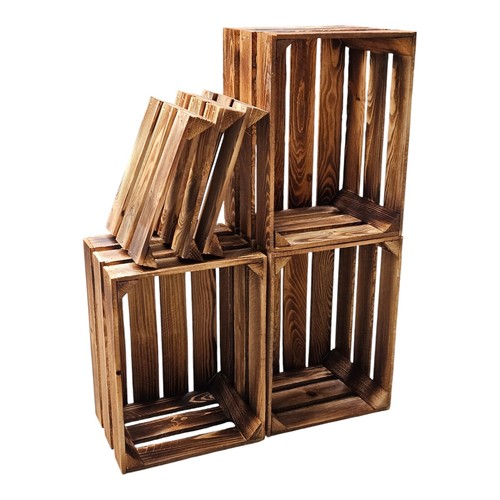 Scatole legno scaffali - scatole, in