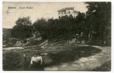 1929 Ceccano Castel Sindici dest Norcia FP BN VG ANIM