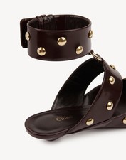 Chloé ballerine borchie pelle