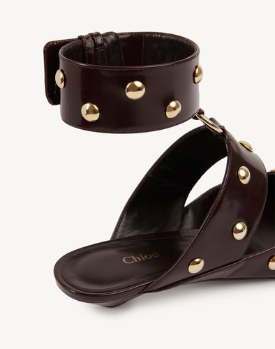 Chloé ballerine borchie pelle