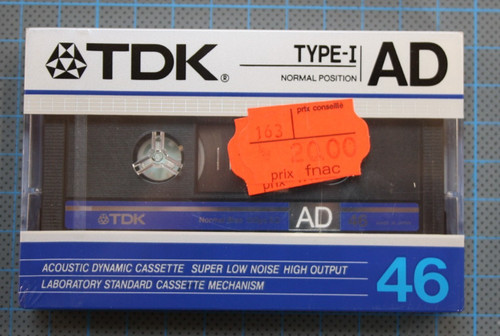 Cassette audio tape tdk - k7,