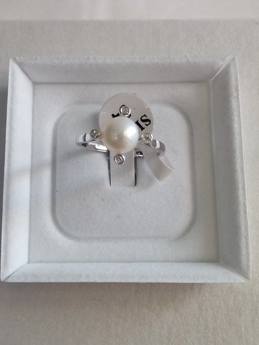 Anello donna argento 925,perla