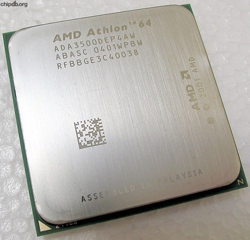 Cpu amd mobile athlon 3500 - amd,